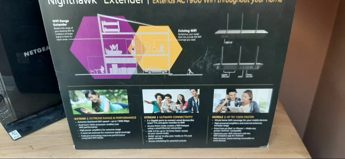 Netgear wifi range extender ac1900 - Image 3