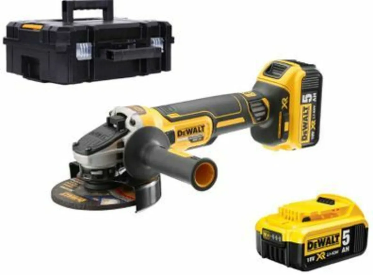 DeWalt DCG405P2 18v Li-ion 125mm Angle Grinder Kit