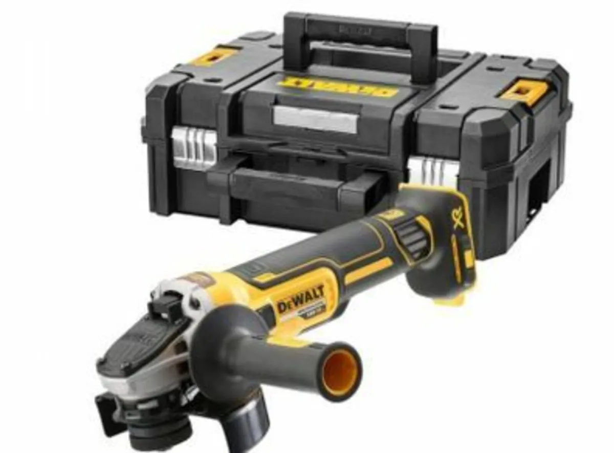 DeWalt DCG405NT 18v 125mm BL Angle Grinder & TSTAK