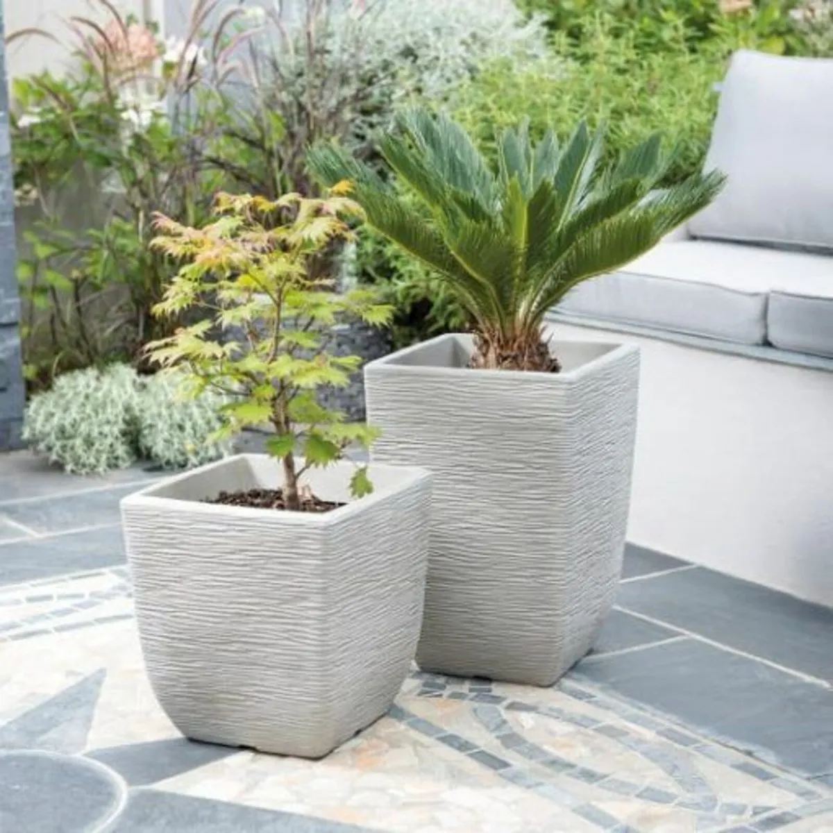 Pots & Planters Cotswold Tall Square Planter - Image 1