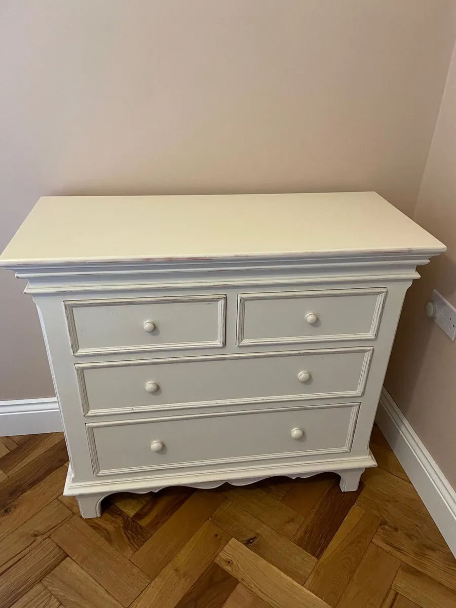 Chest of drawers and Bedside table - Image 4