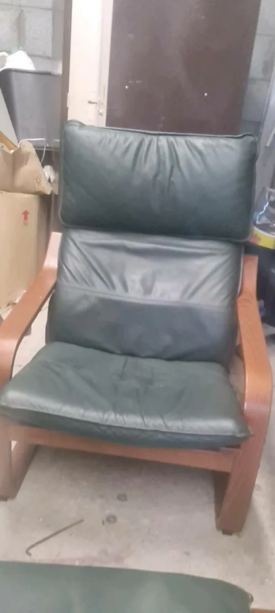 Easy chair with matching footrest - Image 2