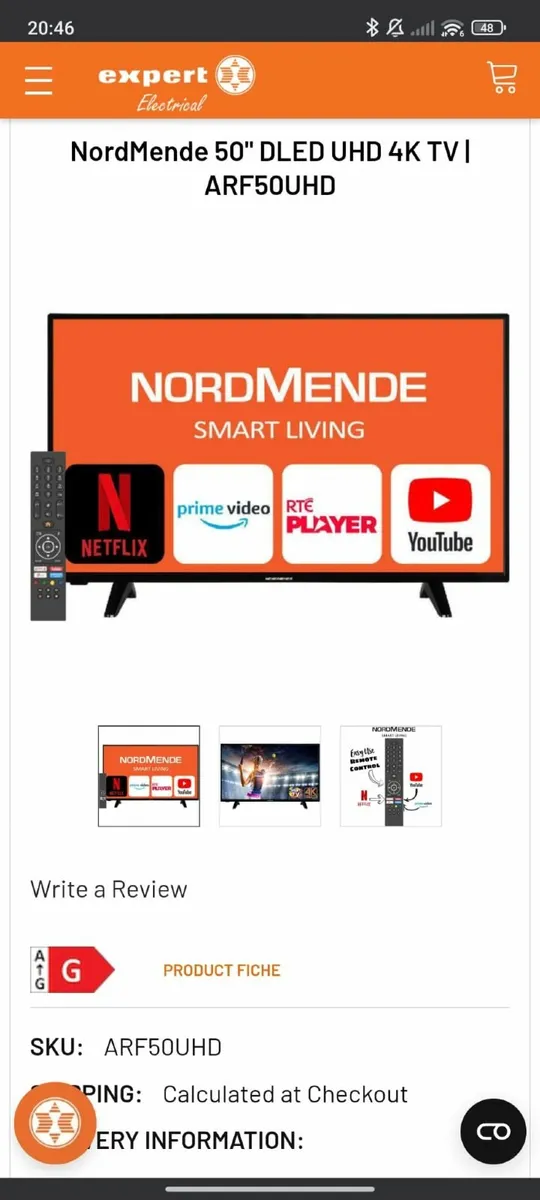 50" NordMende Tv - Image 1
