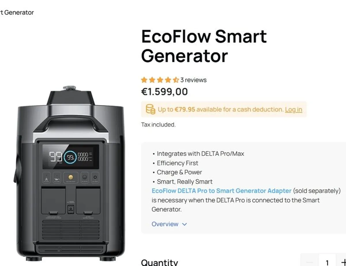 EcoFlow Smart Generator - Image 1