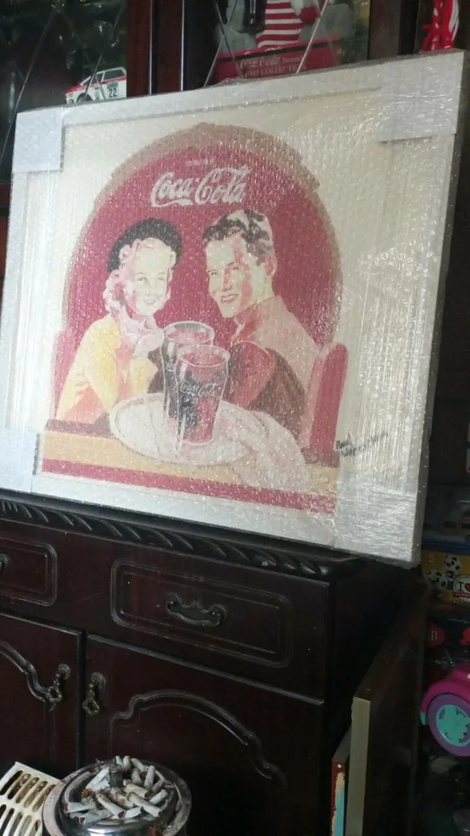 COCO COLA MEMORABILIA  PERSONALISED HAND PAINTING - Image 2