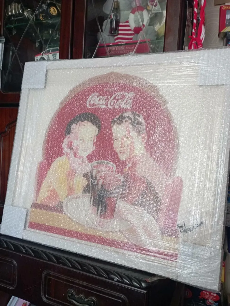 COCO COLA MEMORABILIA  PERSONALISED HAND PAINTING - Image 3