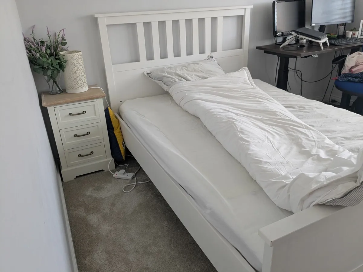 Ikea Hemnes Bed Frame and Pocket Sprung Mattress - Image 3