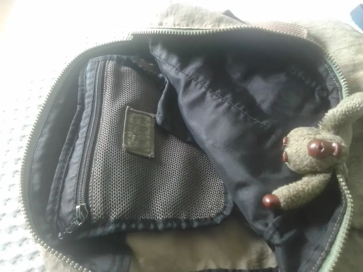 KIPLING KHAKI GREEN BACKPACK BAG MED SIZED - Image 2