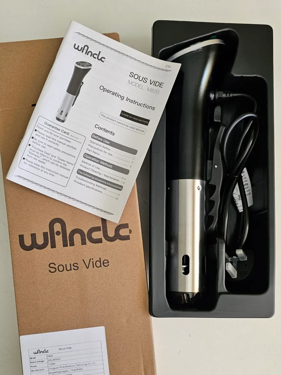 New Wancle Sous Vide Precision Cooker (M820) - Image 1