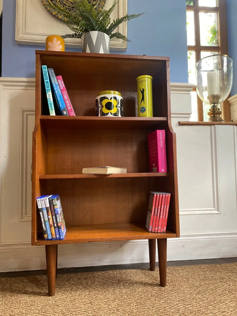Mid Century Danish Teak Bookcase - Image 4