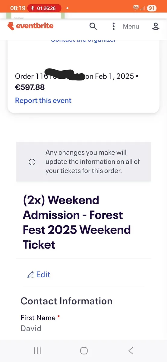 2 Forest Fest tickets with Camping - Image 3