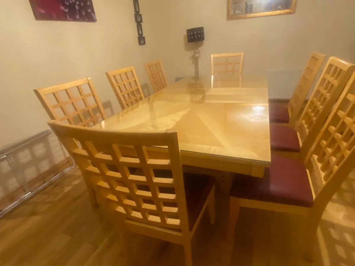Dining Room Table and Dresser - Image 1