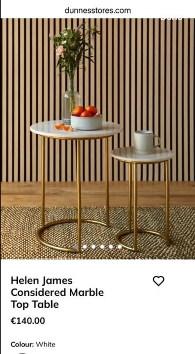 marble top table L - Image 1