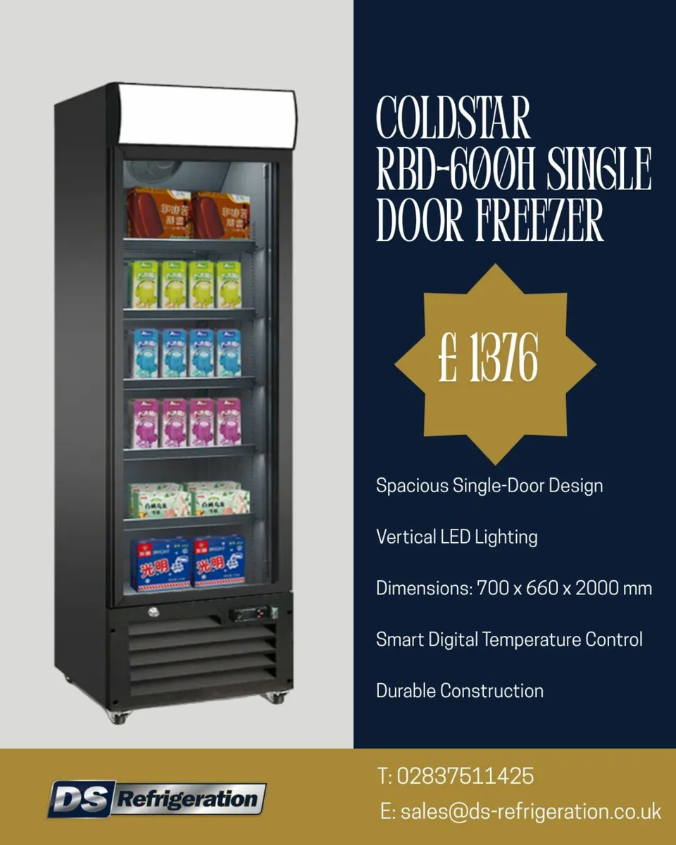 Coldstar RBD-600H Single Door Upright Freezer - Image 1