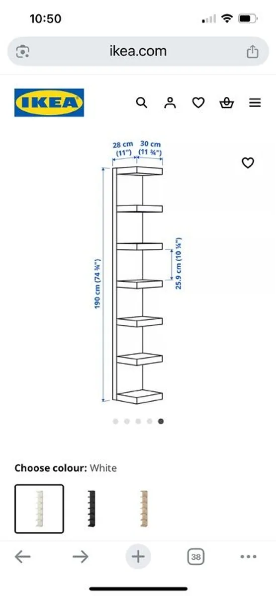 ikea lack shelves - Image 4