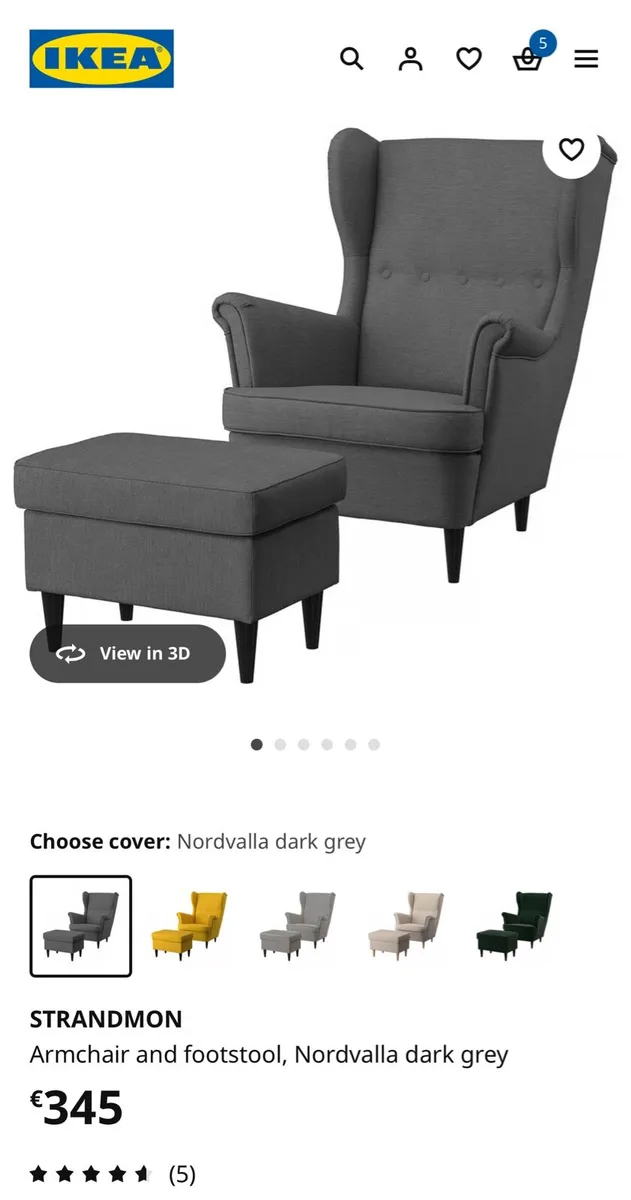 Armchair and Footstool - Image 2