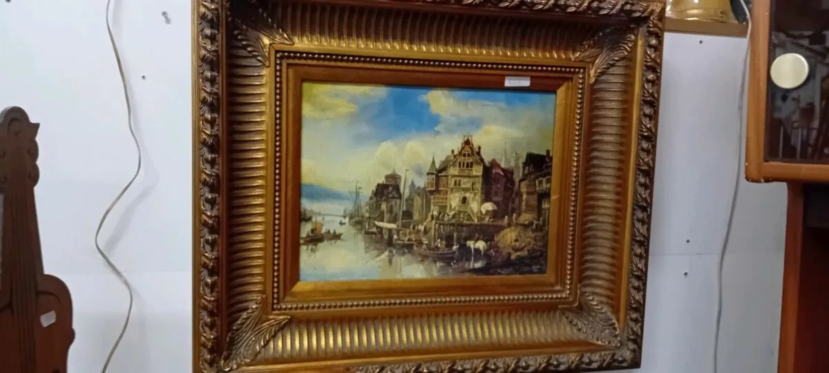 Decorative Gilt Framed Print - Image 1