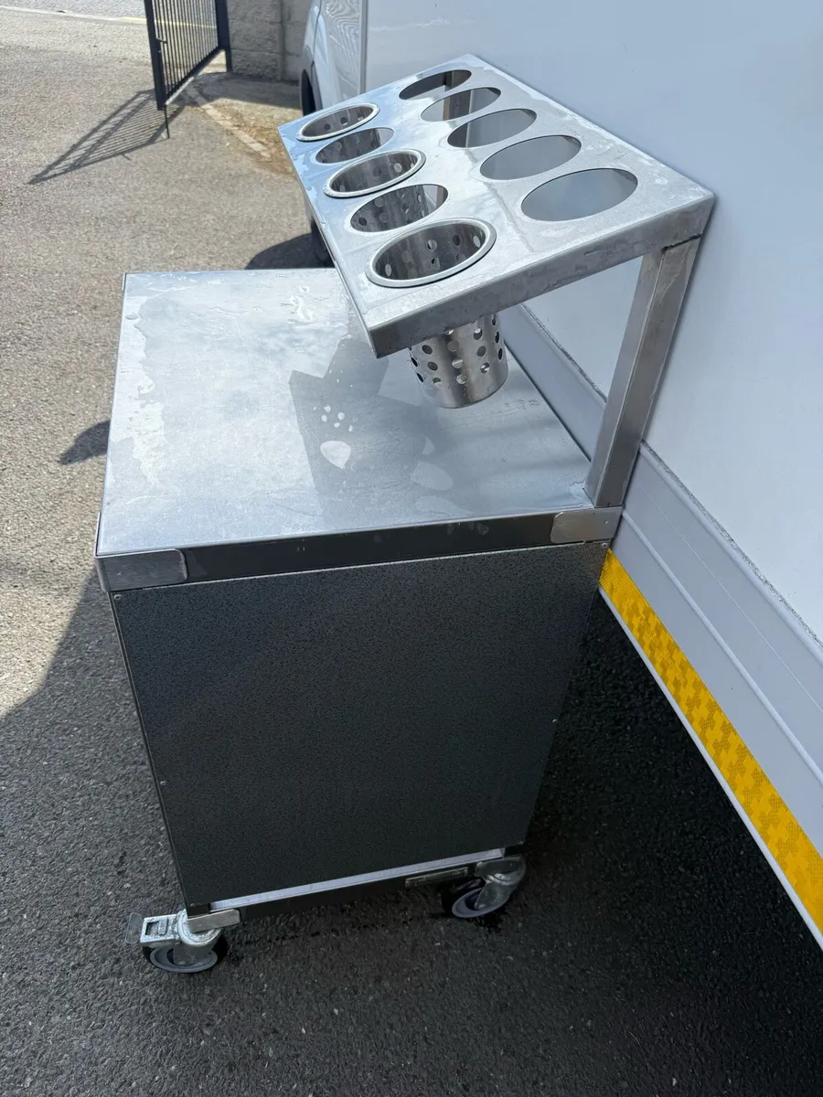 Stainless steel condiments stand - Image 3