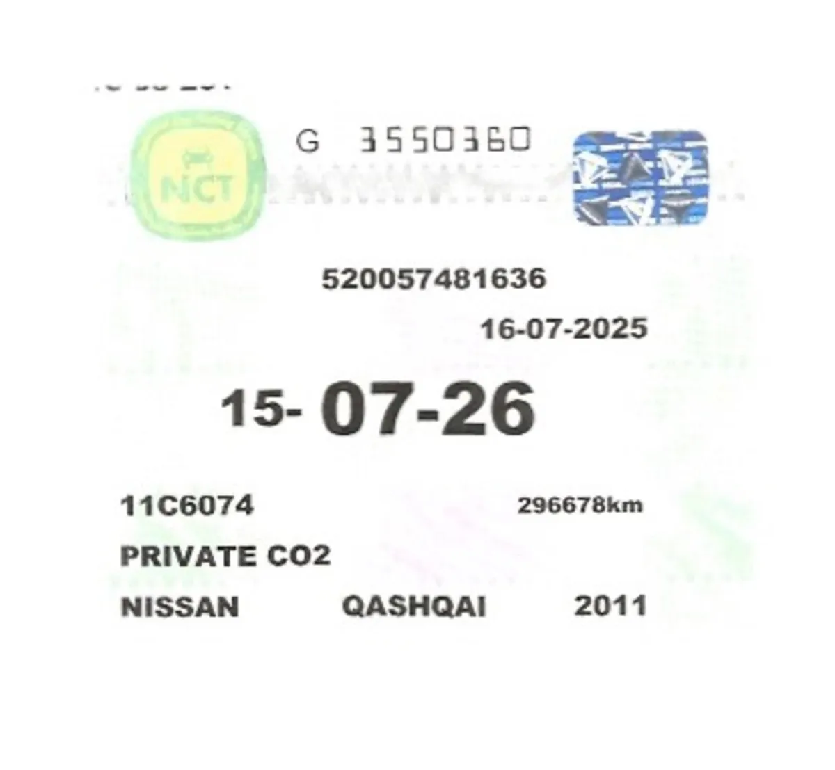 Nissan Qashqai 2011 with NCT - Image 2