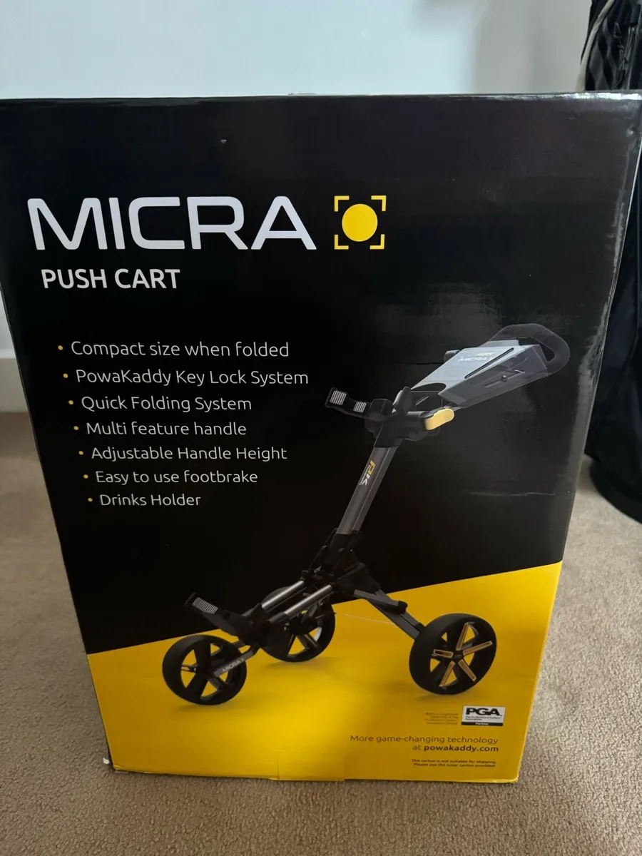 Powakaddy Micra Push Cart - Image 1