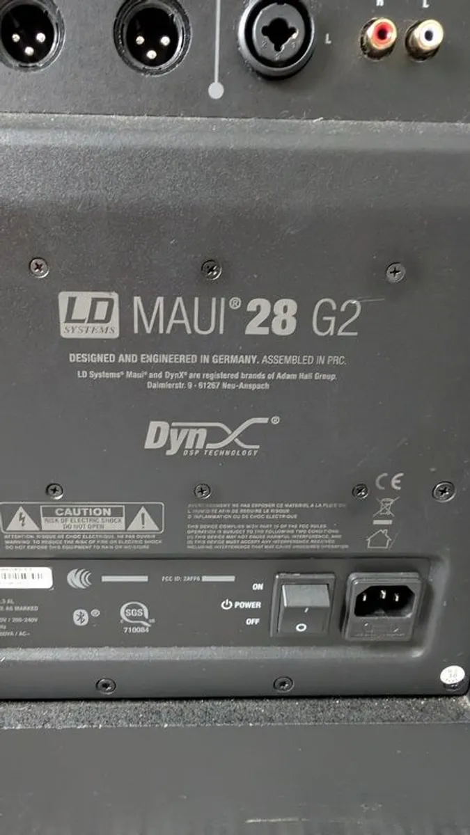 LD Systems MAUI 28 G2 Column PA System inc passive desk - Image 4