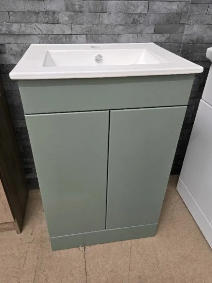 500mm Vanity Unit Green