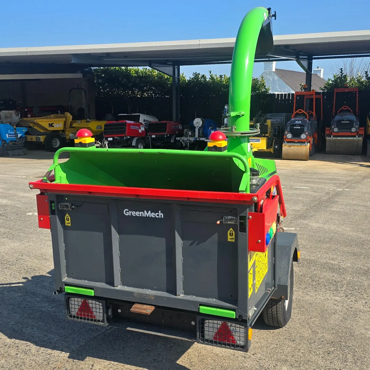 Greenmech 8 inch Tow Behind Shredder / Chipper - Image 2