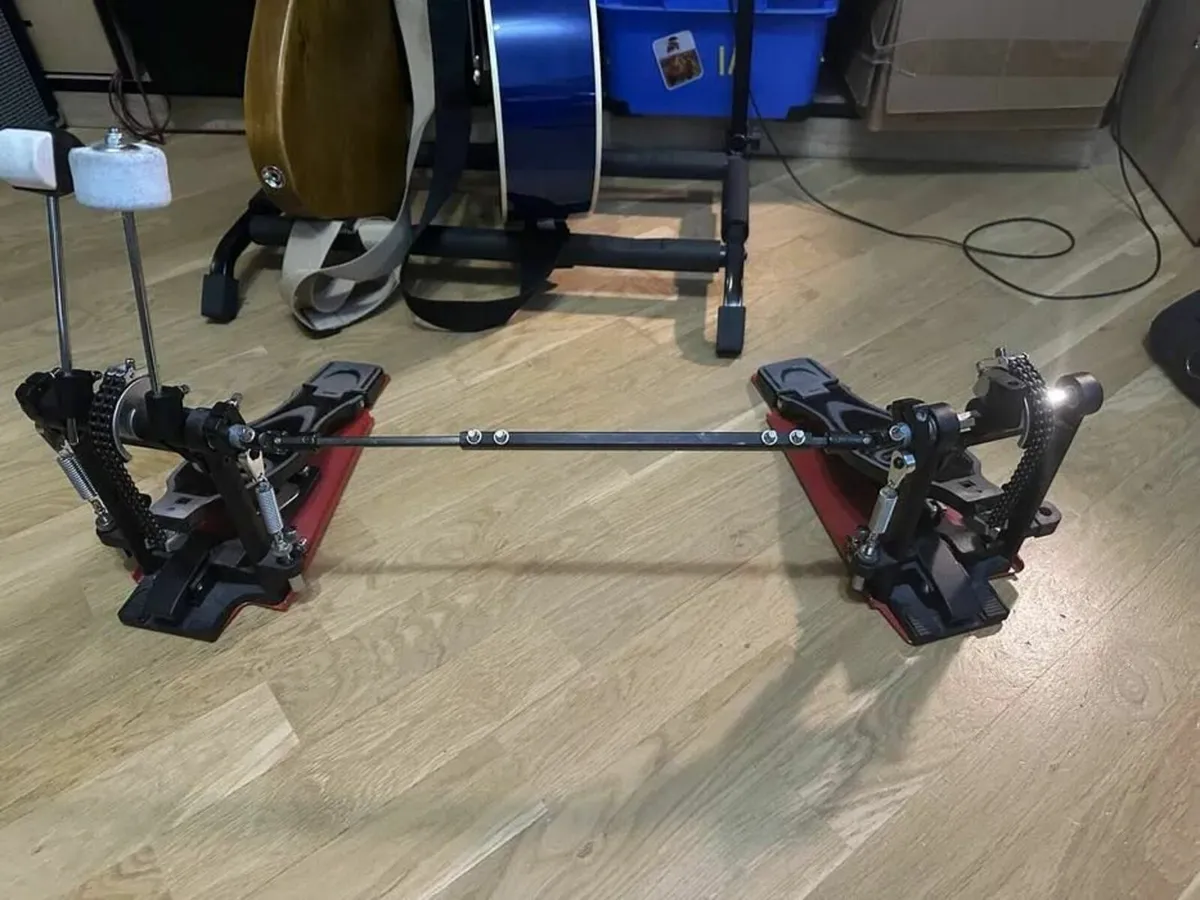 Double pedal (cardan) for bass drum MAXTONE DP2021 - Image 2