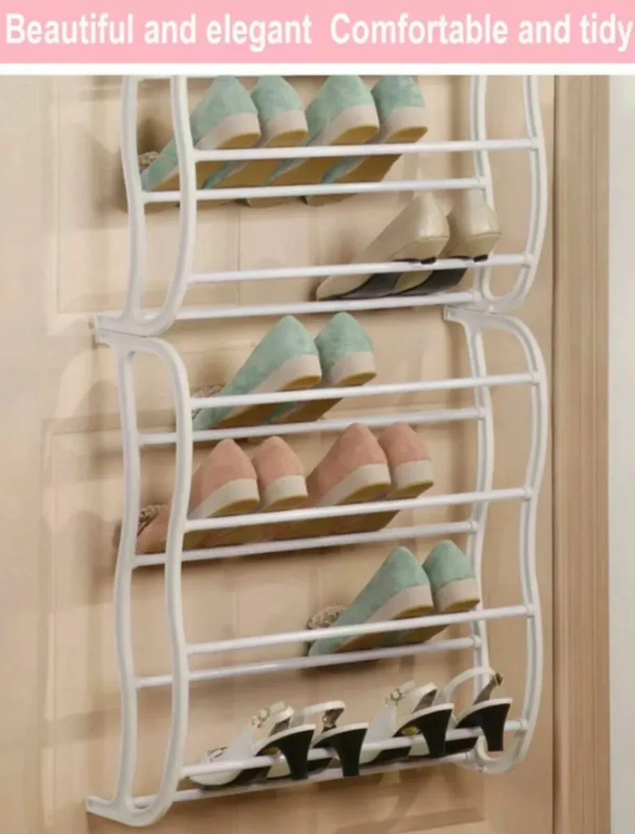 Over Door Metal Hanging Shoe Rack NEW - Image 4