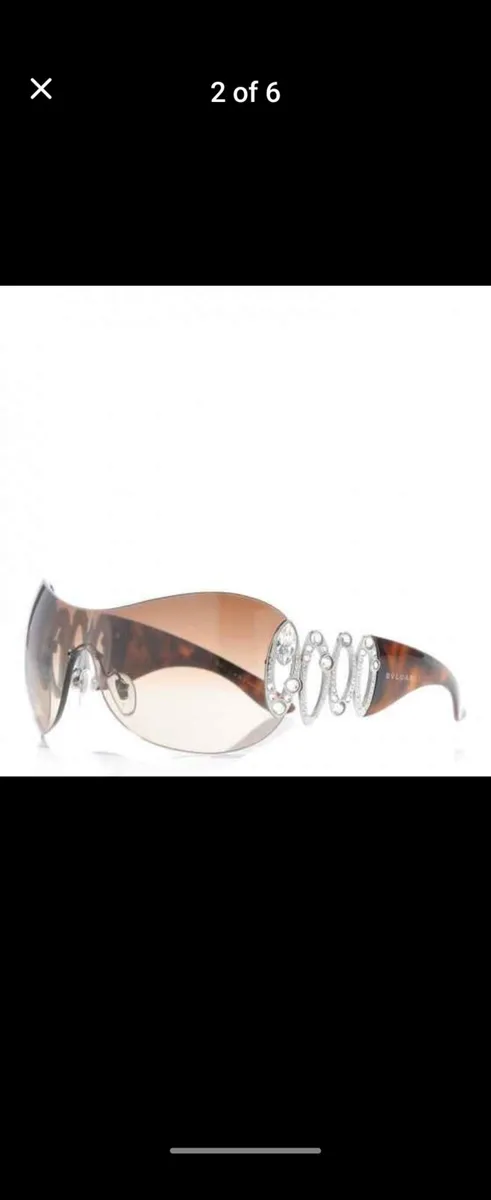Limited edition original bvlgari Swarovski sunglas - Image 2