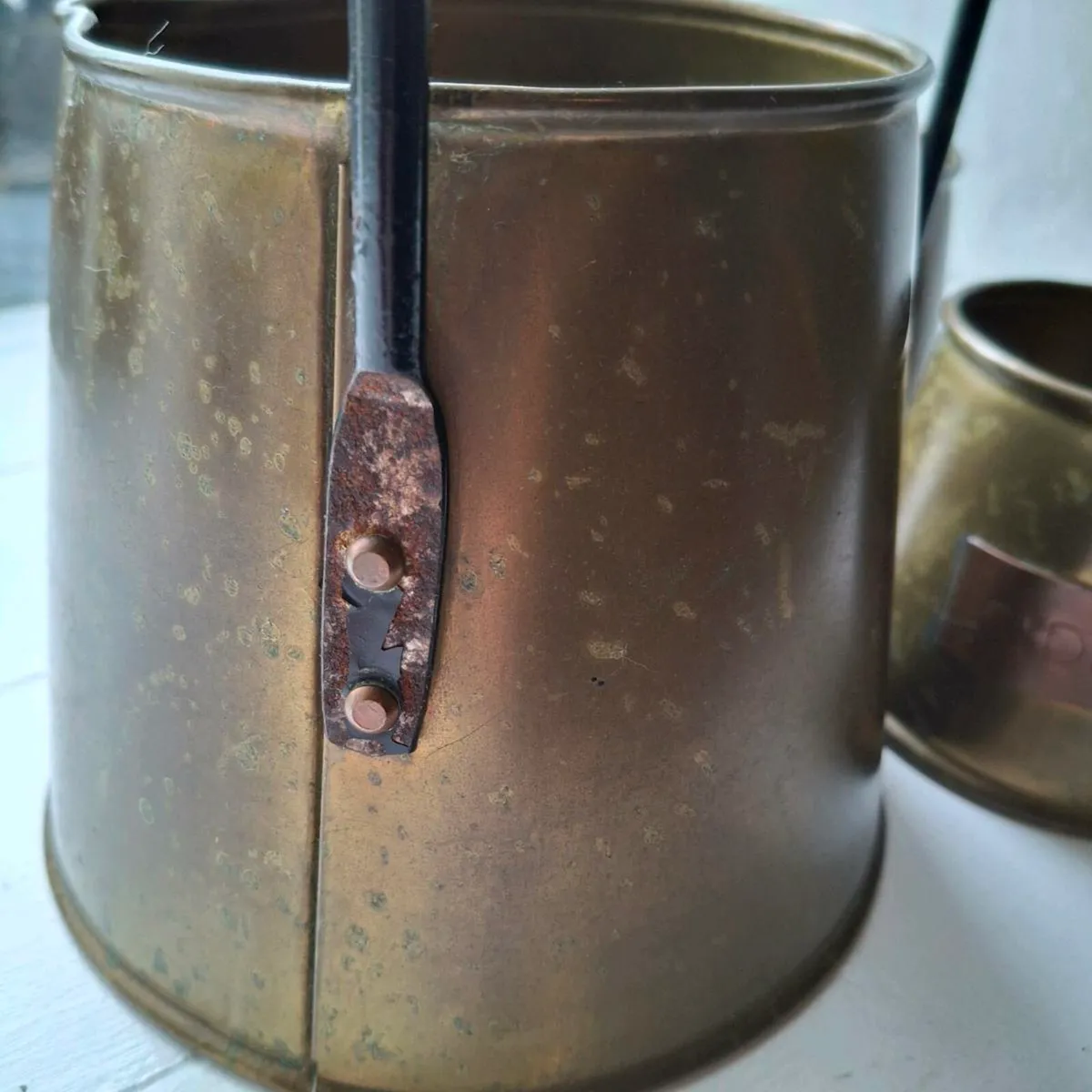 Se of 3 Brass Cider Measures - Image 4
