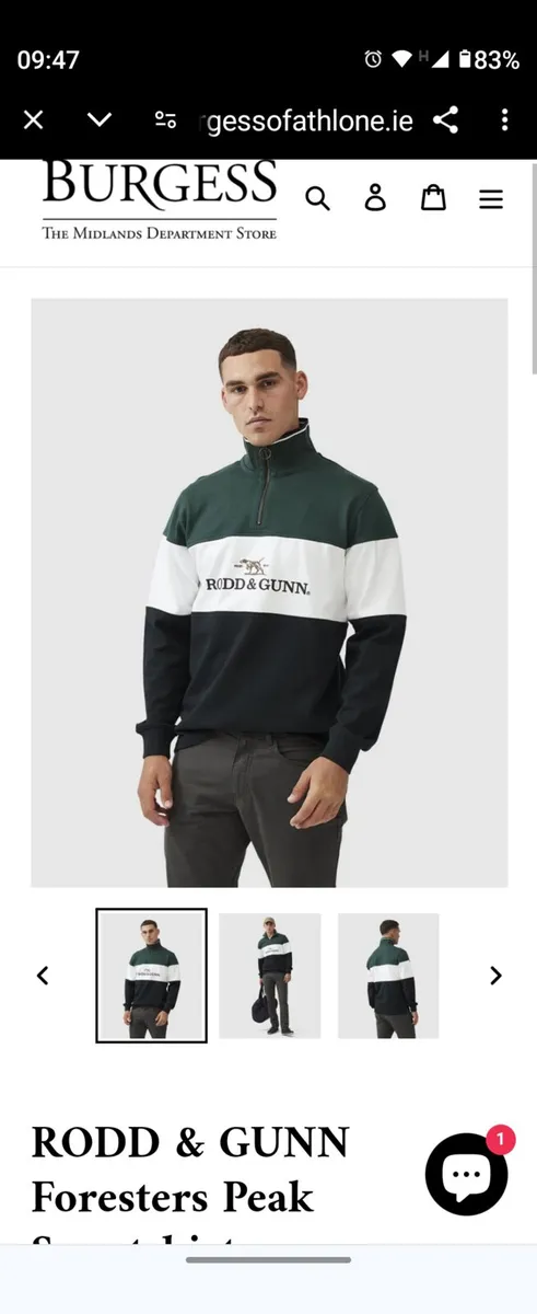 Rodd and Gunn sweatshirt like new worn once - Image 2