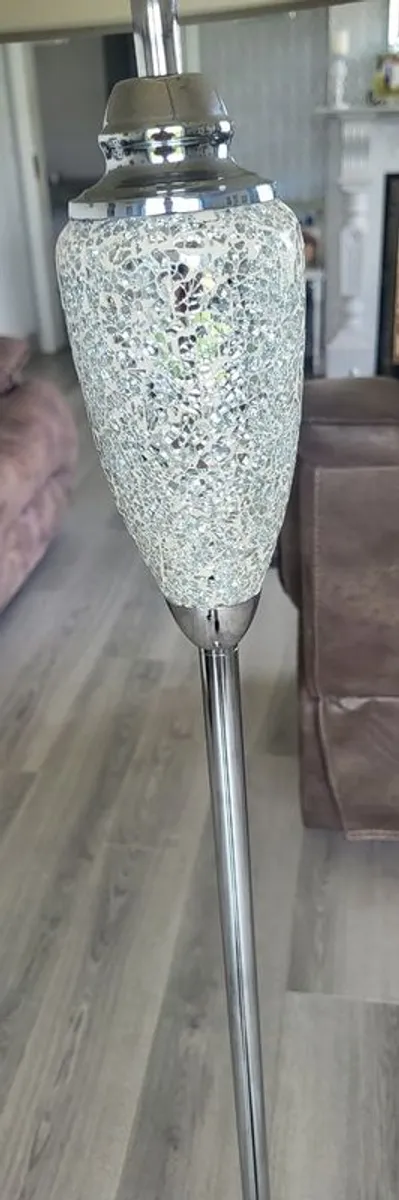 Floor lamp & table lamp to match grey - Image 2
