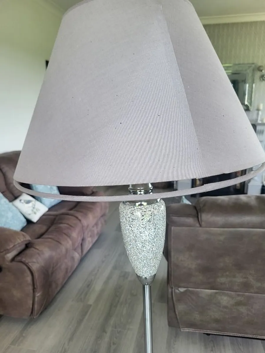 Floor lamp & table lamp to match grey - Image 3