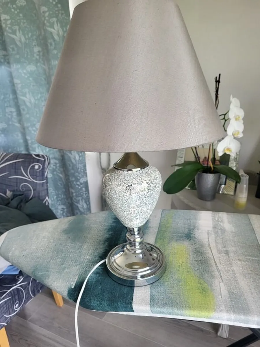 Floor lamp & table lamp to match grey - Image 4