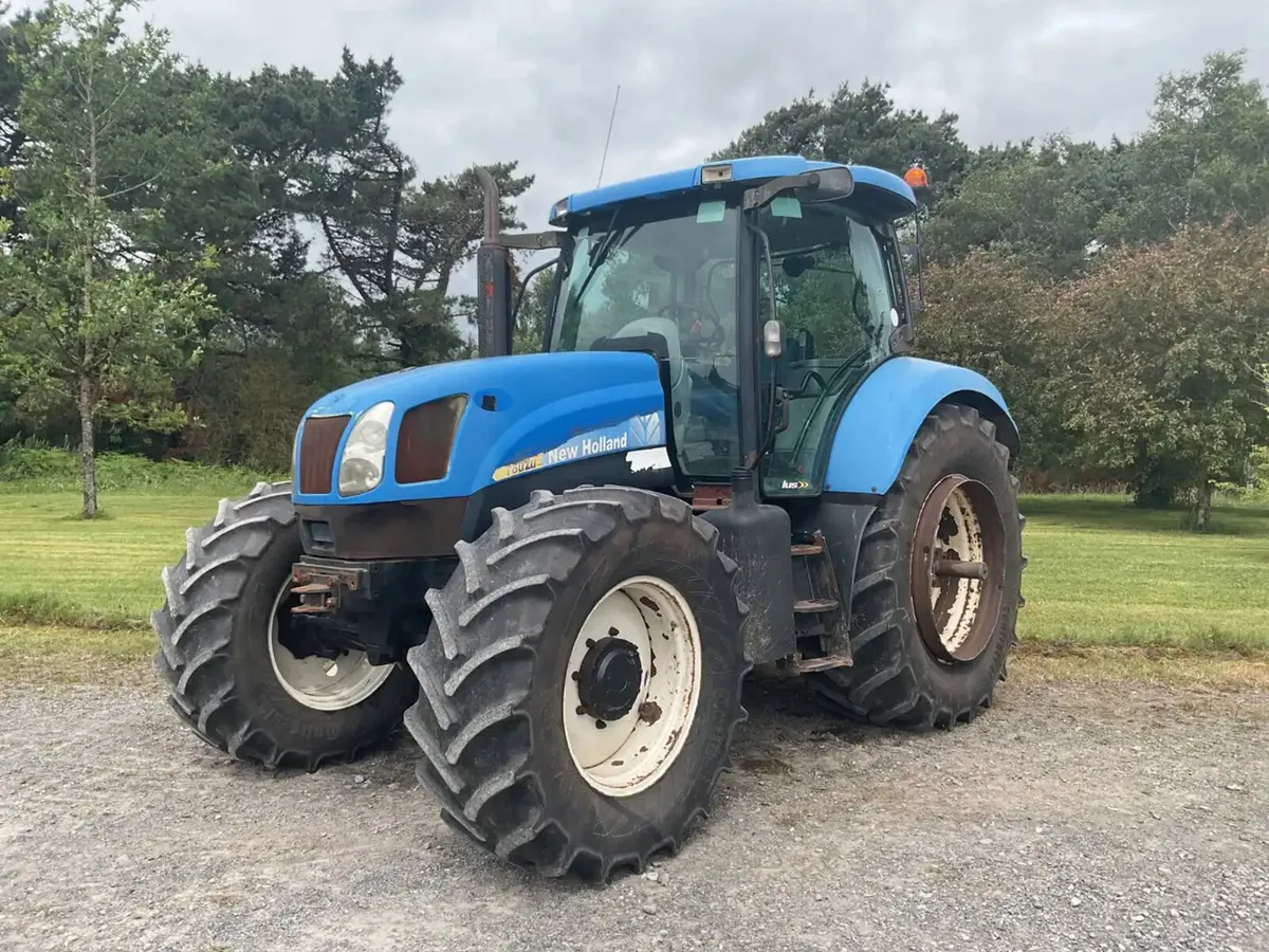 2008 New Holland T6070 4WD Tractor For Auction - Image 1