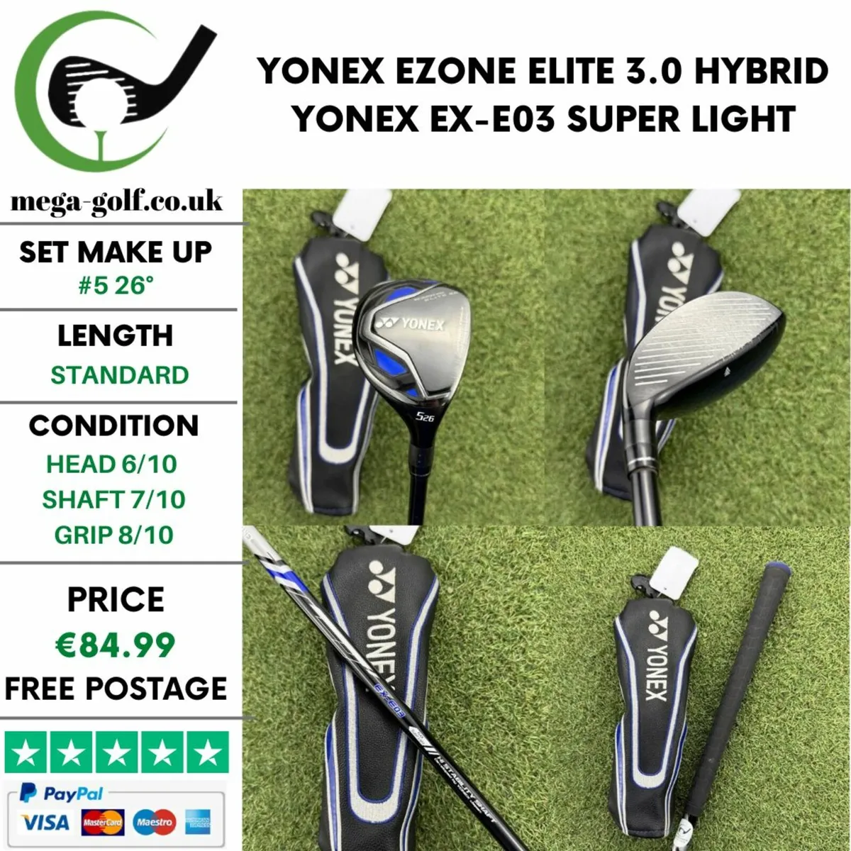 YONEX EZONE ELITE 3.0 HYBRID / #5 26° / SUPERLIGHT - Image 1