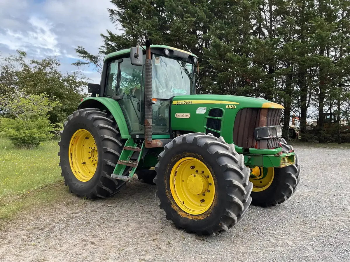 2010 John Deere 6830 4WD Tractor For Auction - Image 3