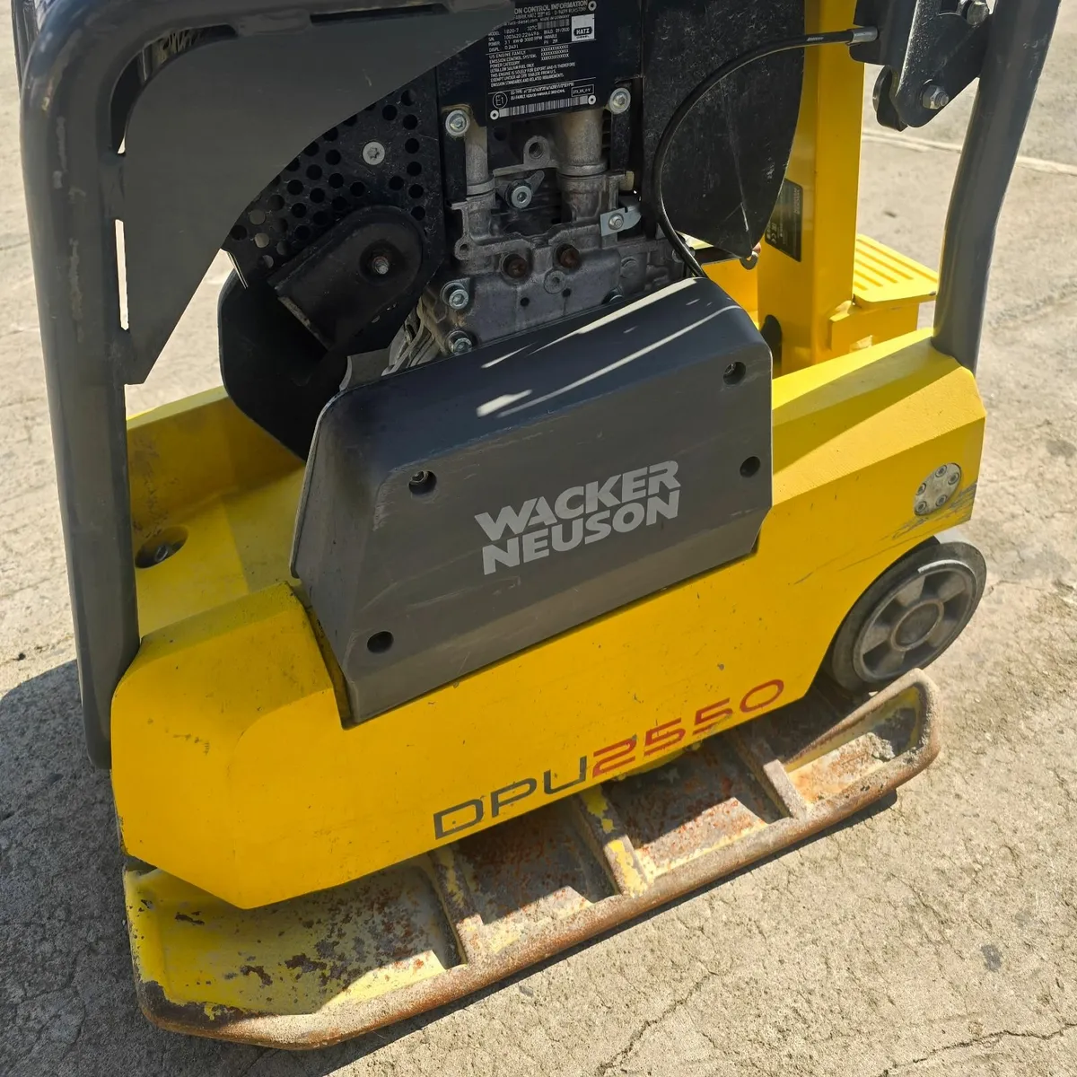 Wacker Diesel Forward and Reverse Plate Vibration - Image 2