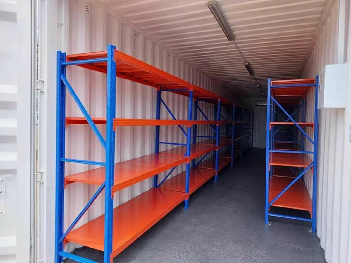 2m x 2m x 0.6m Longspan Shelving Bay Metal Shelves - Image 1