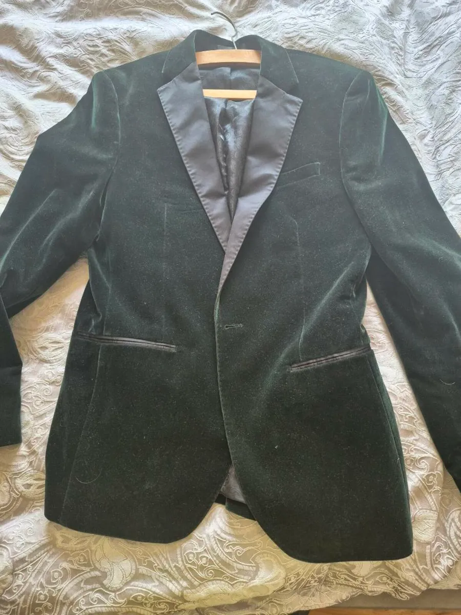 Men's velvet blazer - Image 1
