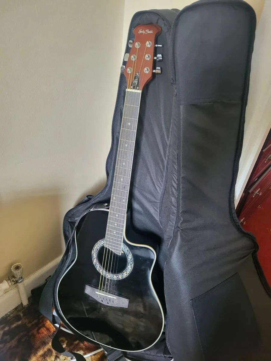Electro acoustic guitar (roundback) - Image 1