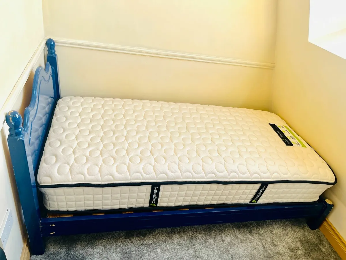 Natural Sleep Single bed mattress & Bedframe - Image 1