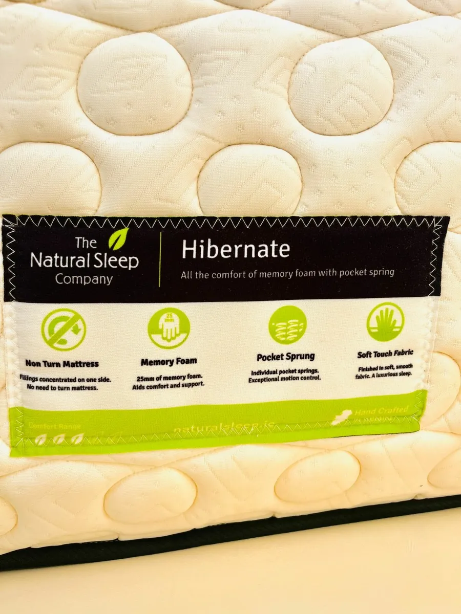 Natural Sleep Single bed mattress & Bedframe - Image 4