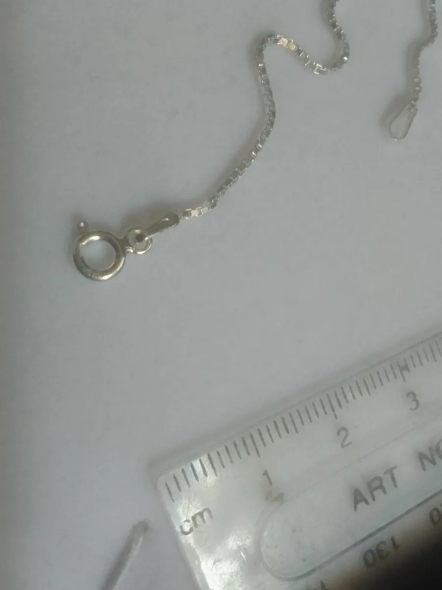 STG SILVER &TOPAZ  VINTAGE FLORAL PENDANT - Image 4