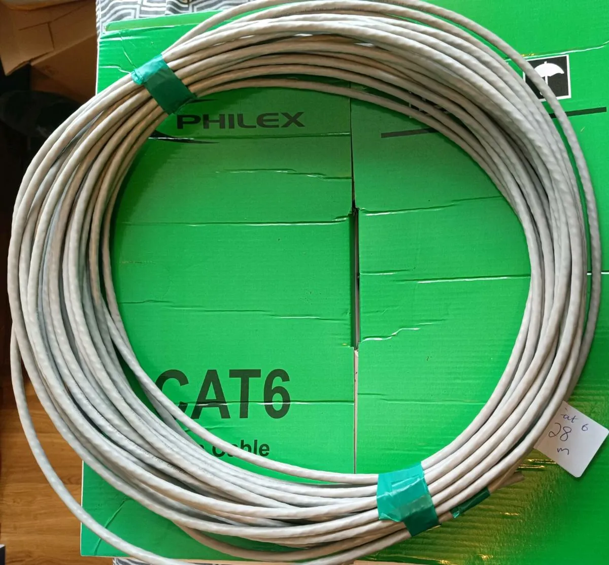 Cat 6 and Cat 5e network cables. Pre crimped/rolls - Image 4