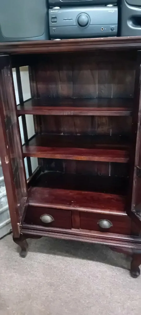 Glazed Mahogany Display Cabinet - Image 2