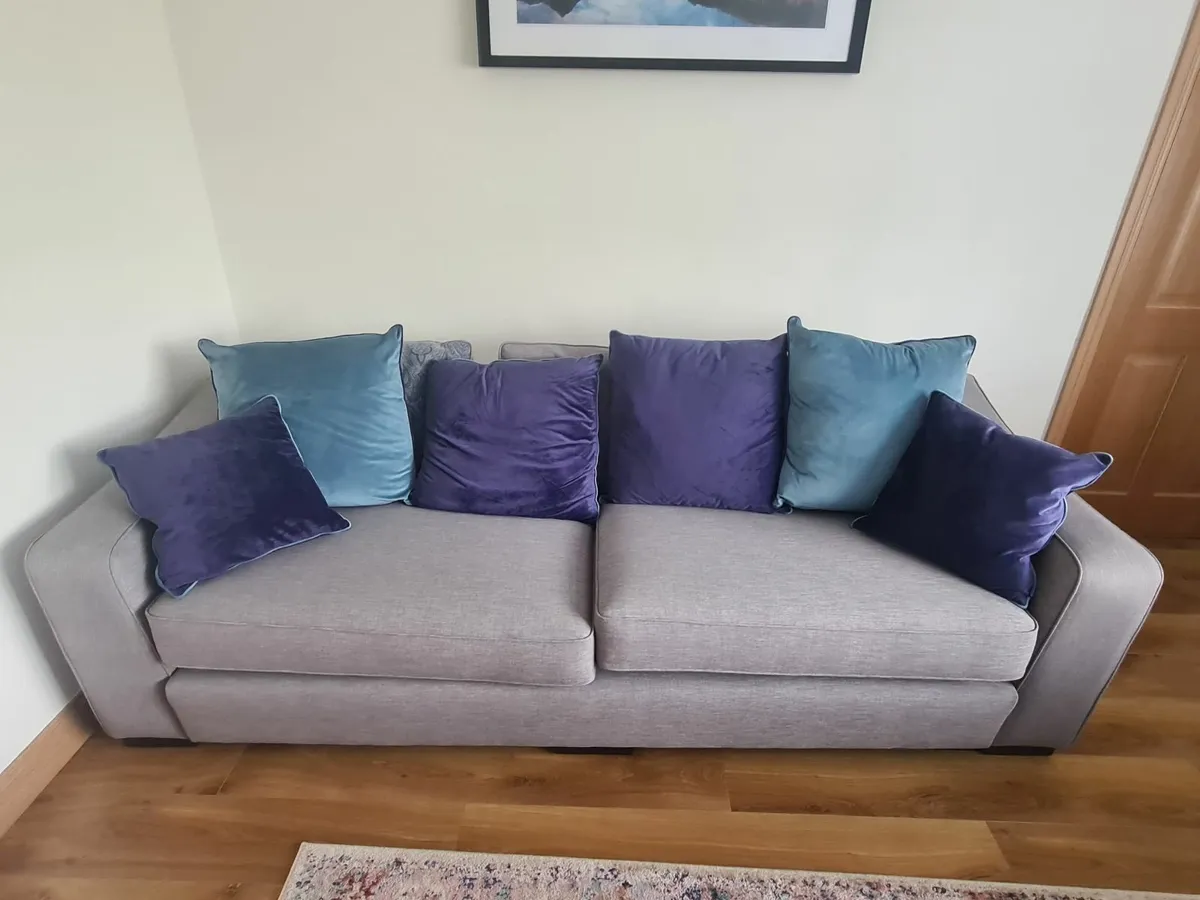 sofa 3 and 4 seater - Image 2