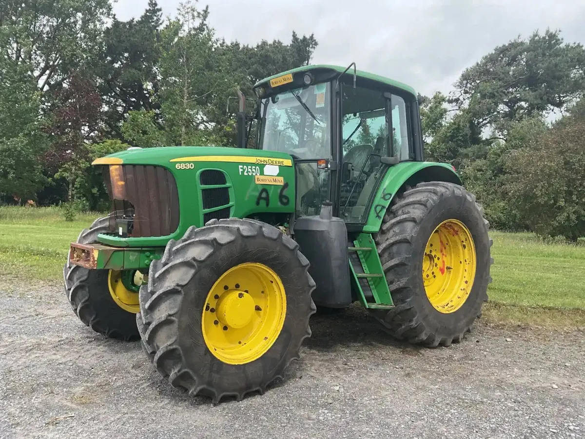2012 John Deere 6830 4WD Tractor For Auction - Image 1