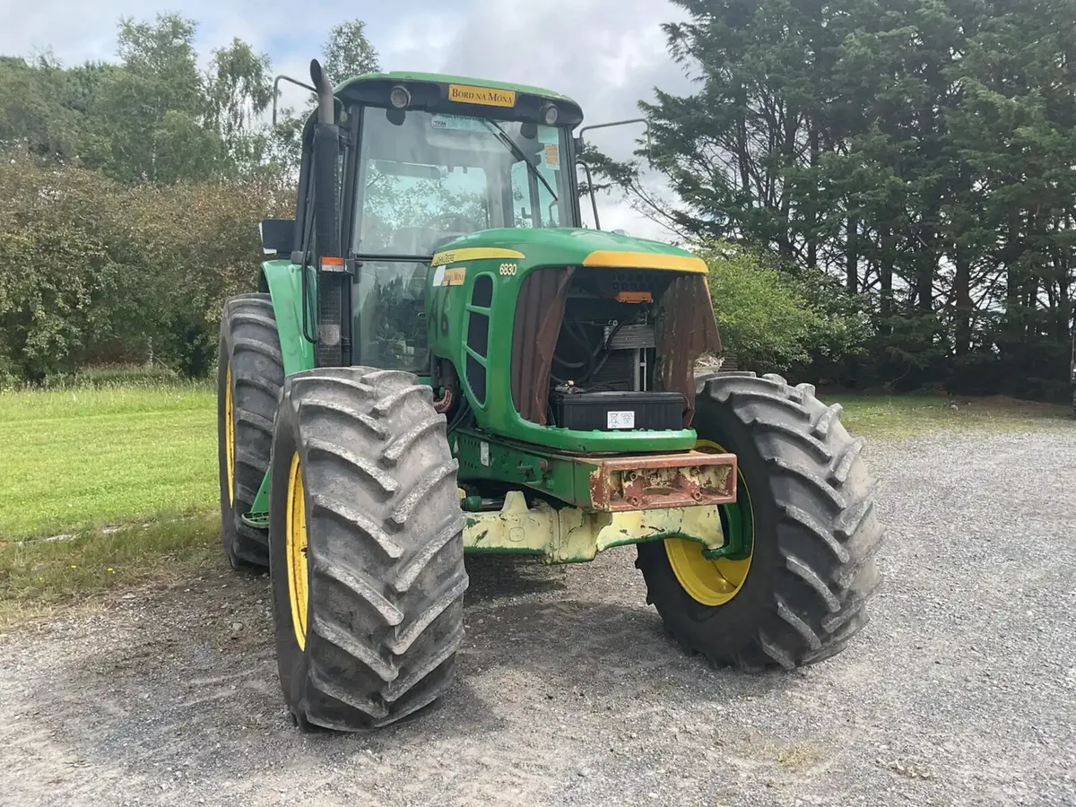 2012 John Deere 6830 4WD Tractor For Auction - Image 3